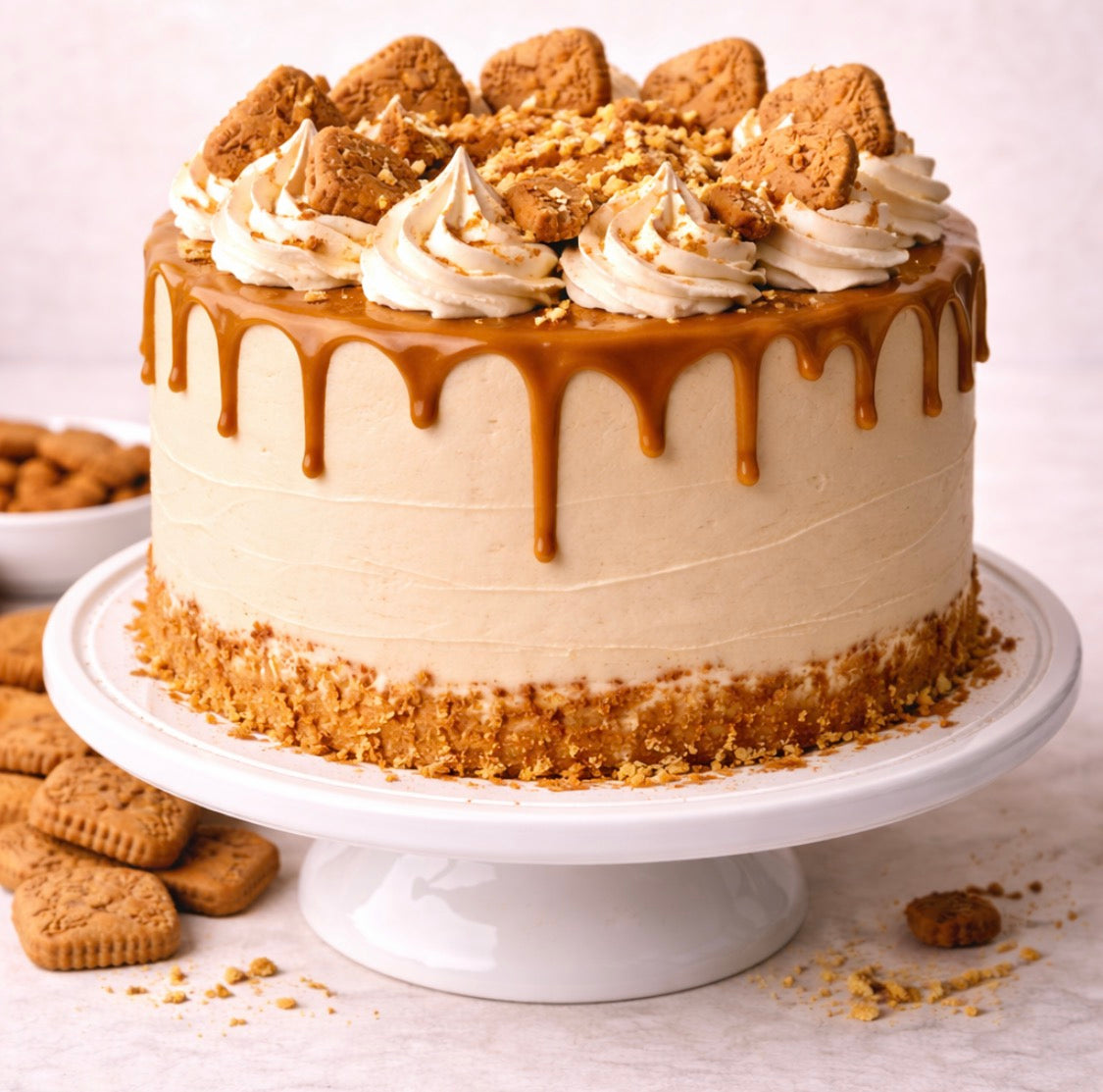 🍪 Biscoff Cookie Butter Cake